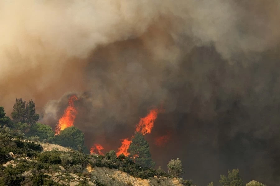 Δύο συλλήψεις εμπρηστών για δασικές πυρκαγιές σε Καλαμάτα και Πύργο